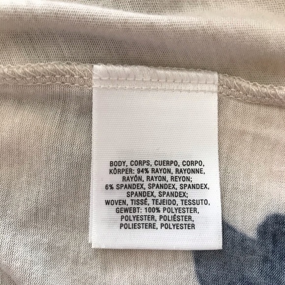 ANTHROPOLOGIE DELETTA GAELLE ABSTRACT FLORAL TOP - Picture 6 of 8